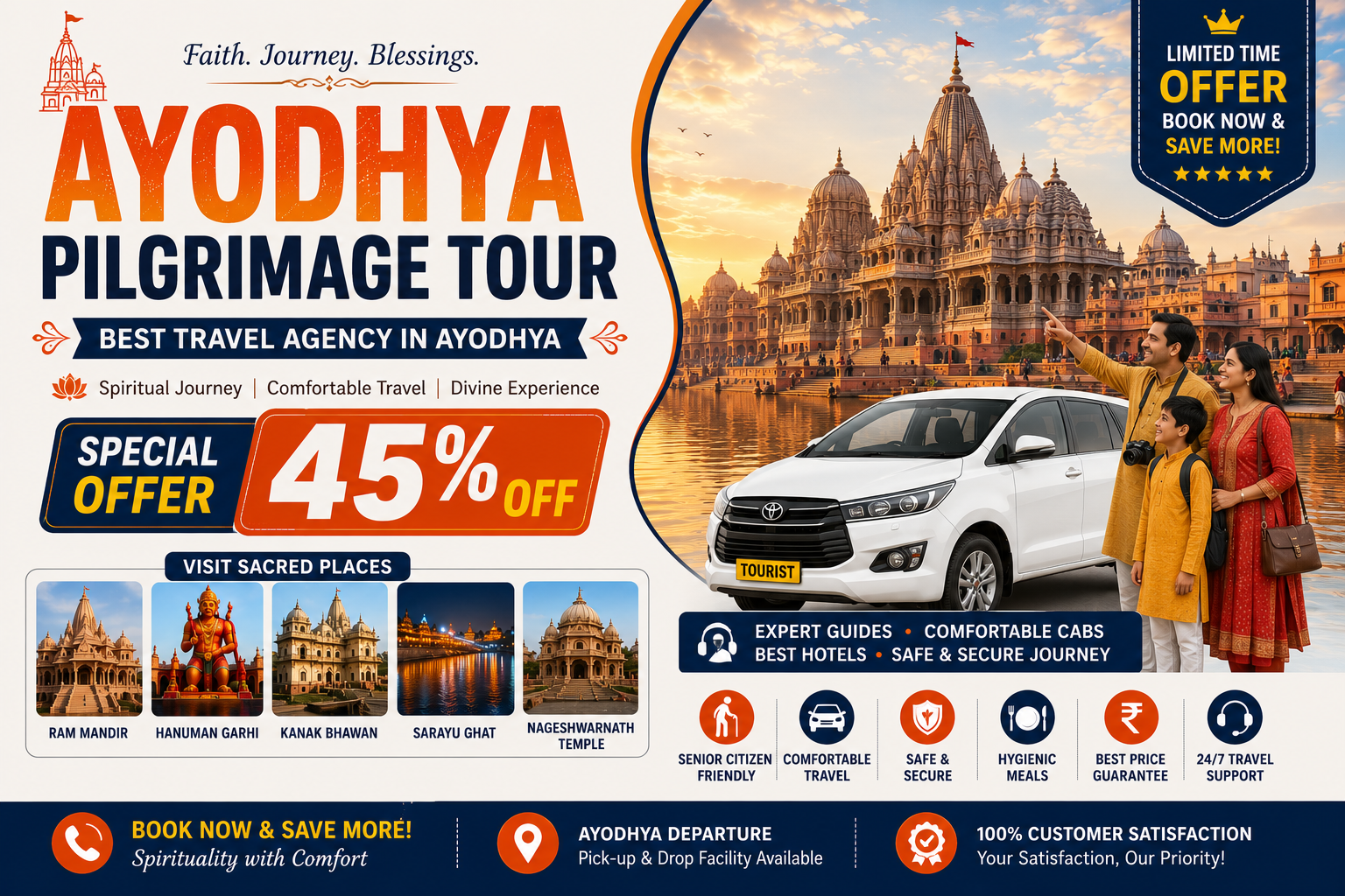 Ayodhya Pilgrimage Tour: Best Travel Agency in Ayodhya, 45% Off